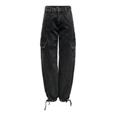 Only Black Cotton Boyfriend Jeans